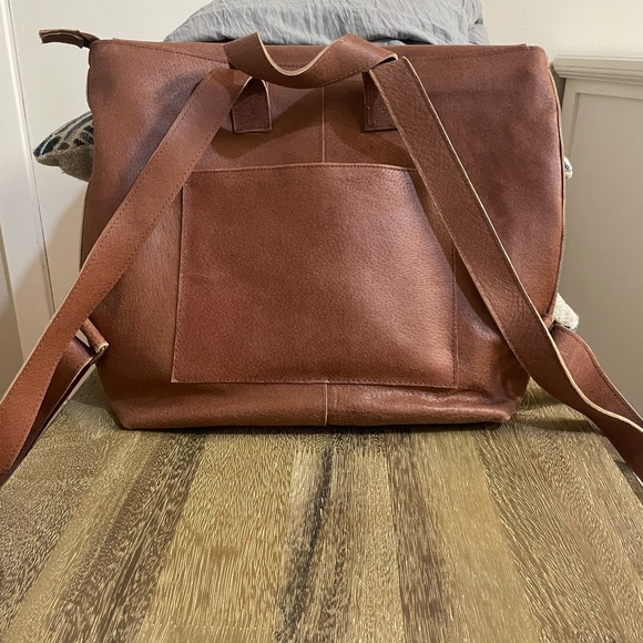 Brown leather laptop bag bundle - Picture 6 of 6